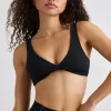 Oh Polly Matching Sets | Sports Bras^Soft Active V-Neck Sports Bra in Black