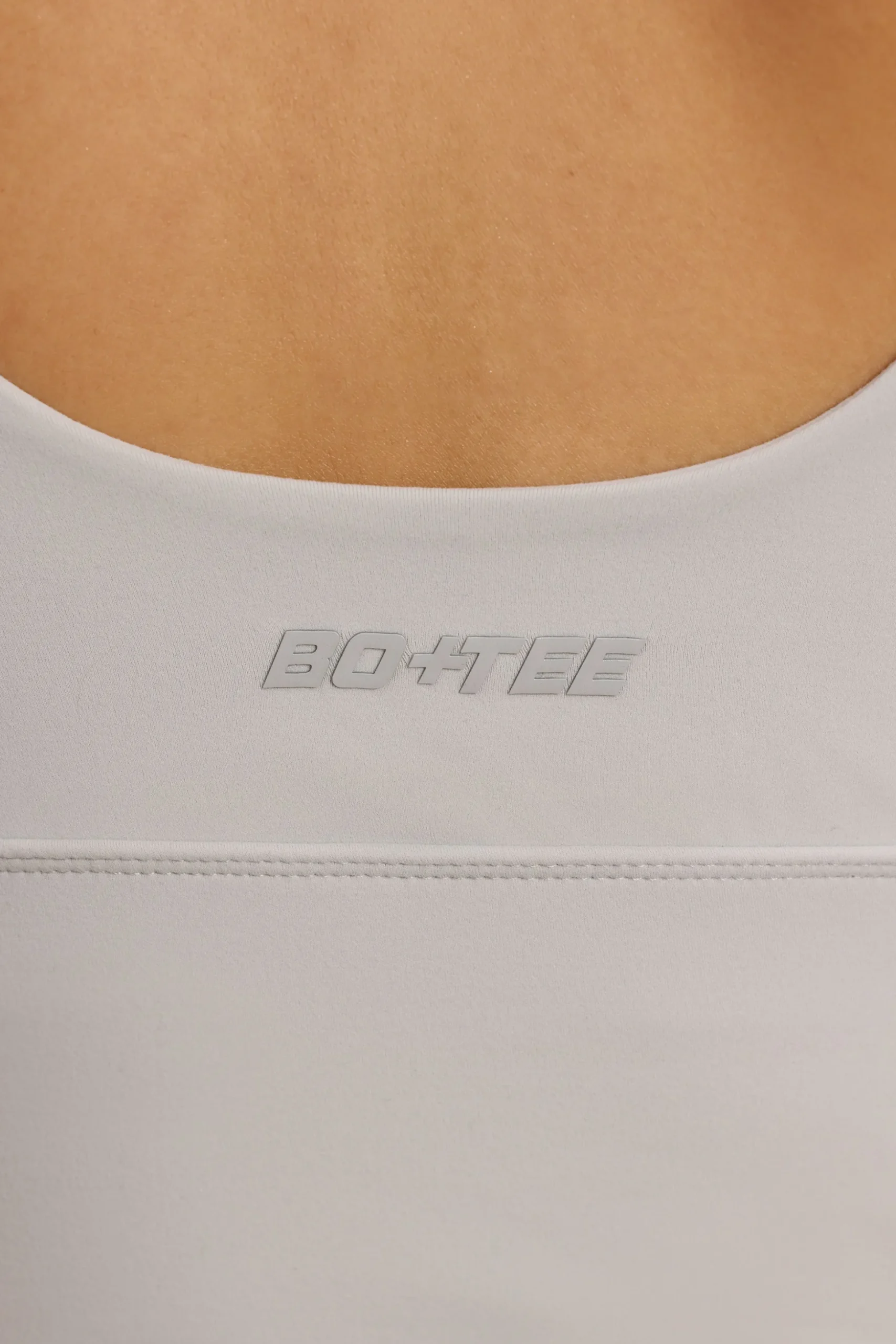 Oh Polly Tops^Soft Active V-Neck Tank Top in Light Grey LightGrey