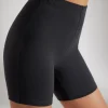 Oh Polly Women'S Clothing Sale - $65 And Under | Women'S Clothing Sale - $40 And Under^Soft Cotton Biker Shorts in Washed Black WashedBlack