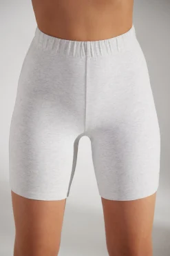 Oh Polly Women'S Clothing Sale - $65 And Under | Women'S Clothing Sale - $40 And Under^Soft Cotton Biker Shorts in Heather Grey HeatherGrey