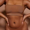 Oh Polly Lounge & Intimates | Bride To Be^Soft Mesh Bandeau Bra in Almond