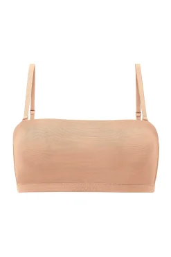 Oh Polly Lounge & Intimates | Bride To Be^Soft Mesh Bandeau Bra in Warm Peach WarmPeach