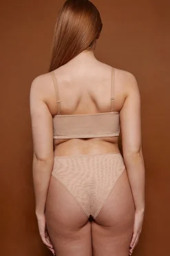 Oh Polly Lounge & Intimates | Bride To Be^Soft Mesh Bandeau Bra in Warm Peach WarmPeach