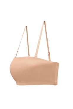 Oh Polly Lounge & Intimates | Bride To Be^Soft Mesh Bandeau Bra in Warm Peach WarmPeach