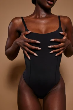 Oh Polly Lounge & Intimates | Bride To Be^Soft Mesh Bodysuit in Black