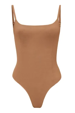 Oh Polly Lounge & Intimates | Bride To Be^Soft Mesh Bodysuit in Honey