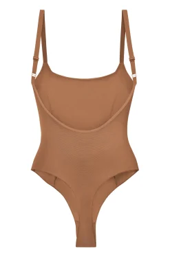 Oh Polly Lounge & Intimates | Bride To Be^Soft Mesh Bodysuit in Honey