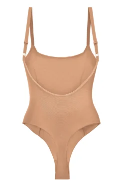 Oh Polly Lounge & Intimates | Bride To Be^Soft Mesh Bodysuit in Warm Peach WarmPeach