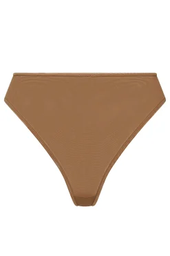 Oh Polly Lounge & Intimates | Bride To Be^Soft Mesh Brief in Almond