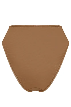 Oh Polly Lounge & Intimates | Bride To Be^Soft Mesh High Waisted Knicker in Almond