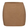 Oh Polly Lounge & Intimates | Bra Solutions^Soft Mesh Low-Rise Micro Mini Slip Skirt in Almond