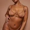 Oh Polly Lounge & Intimates | Bride To Be^Soft Mesh Single Layer Underwired Bra in Almond