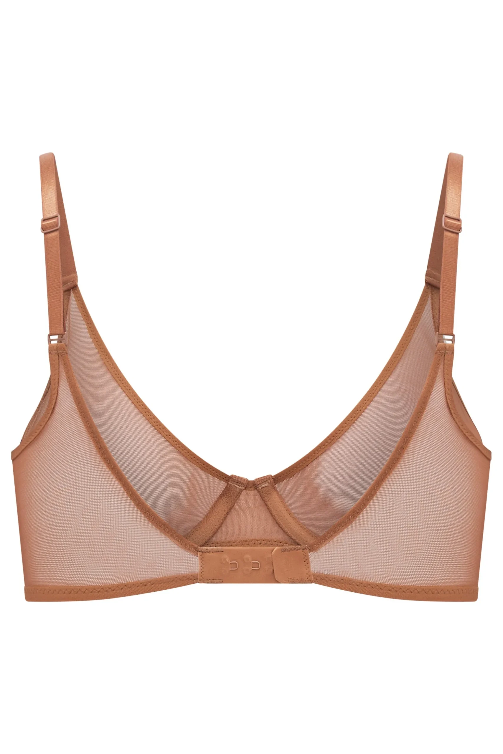 Oh Polly Lounge & Intimates | Bride To Be^Soft Mesh Single Layer Underwired Bra in Honey