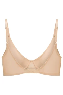 Oh Polly Lounge & Intimates | Bride To Be^Soft Mesh Single Layer Underwired Bra in Beige