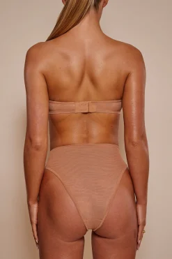 Oh Polly Lounge & Intimates | Bride To Be^Soft Mesh Strapless Bra in Honey