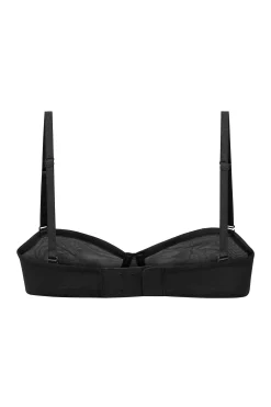 Oh Polly Lounge & Intimates | Bride To Be^Soft Mesh Strapless Bra in Black