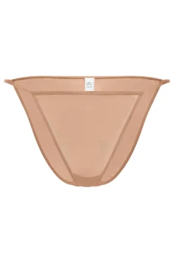 Oh Polly Lounge & Intimates | Bride To Be^Soft Mesh String Bikini in Warm Peach WarmPeach