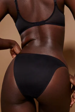 Oh Polly Lounge & Intimates | Bride To Be^Soft Mesh String Bikini in Black