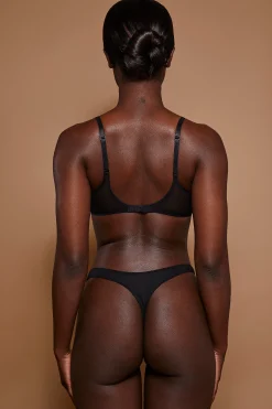 Oh Polly Lounge & Intimates | Bride To Be^Soft Mesh Thong in Black