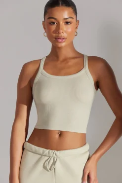 Oh Polly Women'S Clothing Sale - $65 And Under | Women'S Clothing Sale - $40 And Under^Soft Rib Tank Top in Limestone