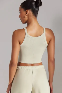 Oh Polly Women'S Clothing Sale - $65 And Under | Women'S Clothing Sale - $40 And Under^Soft Rib Tank Top in Limestone