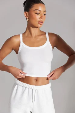 Oh Polly Women'S Clothing Sale - $65 And Under | Women'S Clothing Sale - $40 And Under^Soft Rib Tank Top in White