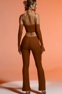 Oh Polly Women'S Clothing Sale - $65 And Under | Women'S Clothing Sale - $40 And Under^Split Flare Trousers in Brown