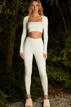 Oh Polly Women'S Clothing Sale - $65 And Under | Women'S Clothing Sale - $40 And Under^Stirrup Leggings in Ivory