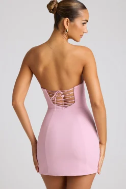 Oh Polly Women'S Clothing Sale - $65 And Under | Night Out^Strapless A-Line Mini Dress in Soft Pink SoftPink