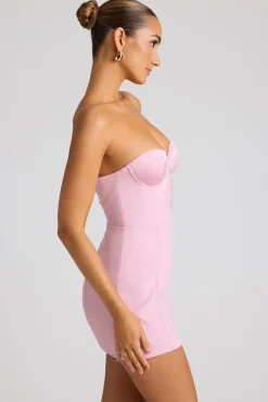 Oh Polly Women'S Clothing Sale - $65 And Under | Night Out^Strapless A-Line Mini Dress in Soft Pink SoftPink