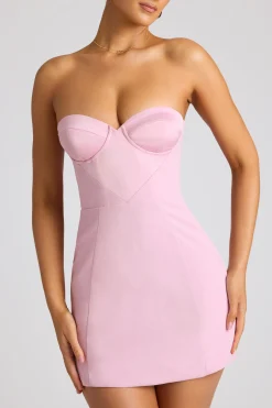 Oh Polly Women'S Clothing Sale - $65 And Under | Night Out^Strapless A-Line Mini Dress in Soft Pink SoftPink