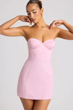 Oh Polly Women'S Clothing Sale - $65 And Under | Night Out^Strapless A-Line Mini Dress in Soft Pink SoftPink