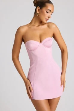 Oh Polly Women'S Clothing Sale - $65 And Under | Night Out^Strapless A-Line Mini Dress in Soft Pink SoftPink