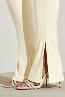Oh Polly Jumpsuits & Unitards | Bride To Be^Strapless Flared Hem Jumpsuit in Ivory