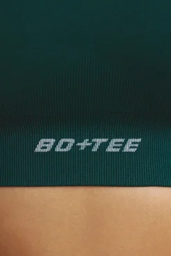Oh Polly Matching Sets | Sports Bras^Strappy Define Luxe Sports Bra in Jade Green JadeGreen