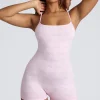 Oh Polly Women'S Clothing Sale - $40 And Under | Women'S Clothing Sale - $65 And Under^Strappy Low Back Pointelle Romper in Baby Pink BabyPink