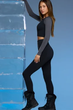 Oh Polly Leggings^Super Sculpt Base Layer Leggings in Black