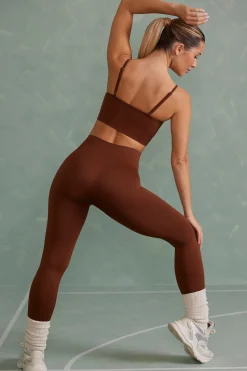 Oh Polly Women'S Clothing Sale - $65 And Under^Super Sculpt Full Length Leggings in Copper Brown CopperBrown