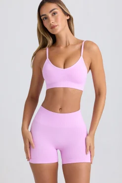 Oh Polly Matching Sets | Shorts^Super Sculpt Seamless High-Waist Mini Shorts in Violet Pink VioletPink