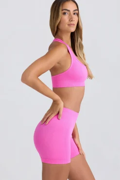 Oh Polly Matching Sets | Shorts^Super Sculpt Seamless High-Waist Mini Shorts in Sugar Pink SugarPink