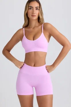 Oh Polly Matching Sets | Shorts^Super Sculpt Seamless High-Waist Mini Shorts in Violet Pink VioletPink