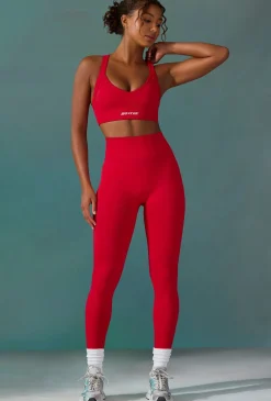 Oh Polly Matching Sets | Leggings^Super Sculpt Seamless Leggings in Tango Red TangoRed