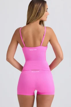 Oh Polly Matching Sets | Tops^Super Sculpt Seamless Longline Tank Top in Sugar Pink SugarPink