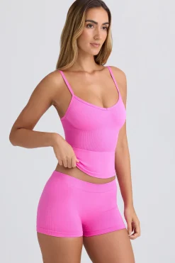 Oh Polly Matching Sets | Shorts^Super Sculpt Seamless Mid-Rise Mini Shorts in Sugar Pink SugarPink