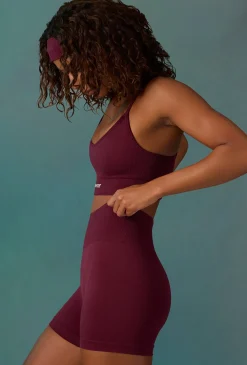 Oh Polly Matching Sets | Shorts^Super Sculpt Seamless Mini Shorts in Plum