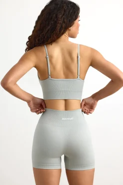 Oh Polly Matching Sets | Shorts^Super Sculpt Seamless Mini Shorts in Fog IceGrey