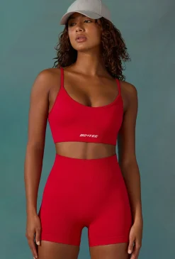 Oh Polly Matching Sets | Shorts^Super Sculpt Seamless Mini Shorts in Tango Red TangoRed