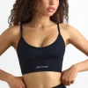 Oh Polly Matching Sets | Sports Bras^Super Sculpt Seamless Scoop-Neck Sports Bra in Black