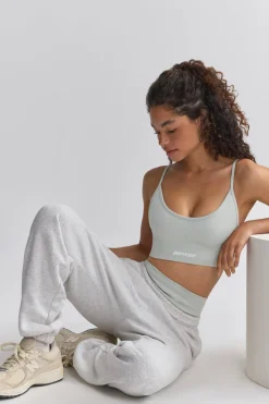 Oh Polly Matching Sets | Sports Bras^Super Sculpt Seamless Scoop-Neck Sports Bra in Fog IceGrey