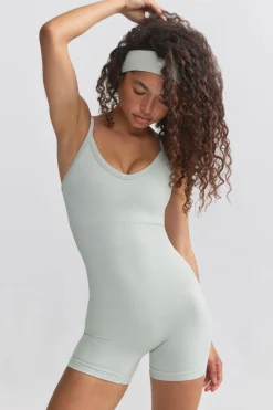 Oh Polly Women'S Clothing Sale - $65 And Under | Women'S Clothing Sale - $40 And Under^Super Sculpt Seamless Short Unitard in Fog